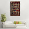 Hand-Knotted Afghan War Carpet 3' 1" x 4' 9" ft / 95 x 145 cm - No. G25896