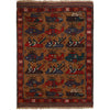 Afghan War Rug – Military Design 3' 2" x 4' 4" ft / 97 x 133 cm - No. G25897