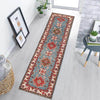 Hand knotted Kazak Runner Carpet 2' 7" x 9' 7" ft / 80 x 291 cm - No. G25914