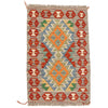 Hand Woven Wool Kelim 2' 1" x 2' 10" ft / 63 x 87 cm - No. G25968