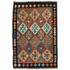 Handmade Vegetable Kilim 3' 3" x 4' 9" ft / 100 x 144 cm - No. G26004