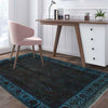 Hand Knotted Overdye Wool Rug 4' 3" x 6' 0" ft / 130 x 182 cm - No. G26582