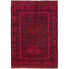 Overdyed Wool Carpet 4' 2" x 6' 2" ft / 127 x 188 cm - No. G26583