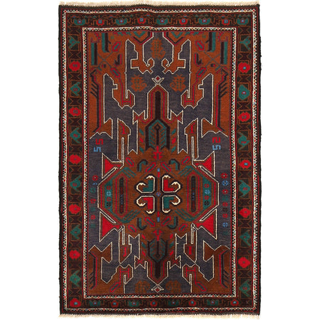 Baluch Small Size Rug 2' 11" x 4' 5" ft / 89 x 135 cm - No. G26635