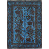 Hand Knotted Overdye Wool Rug 4' 1" x 5' 7" ft / 125 x 171 cm - No. G26646