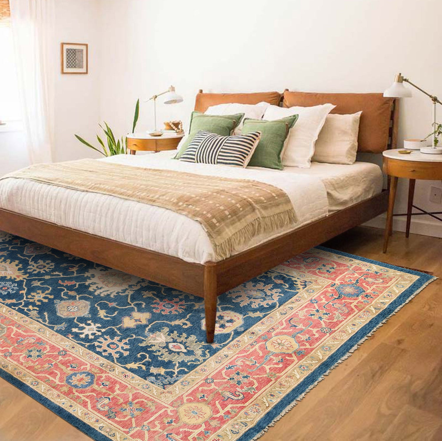 Handmade Ziegler Area Rug 9' 10" x 13' 5" ft / 300 x 410 cm - No. G27013