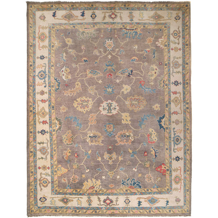 Turkish Design Oushak Rug 8' 10" x 11' 7" ft / 268 x 353 cm - No. G27014