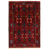Tribal Baloch Rug 2' 10" x 4' 5" ft / 86 x 134 cm - No. G27046