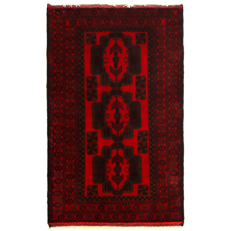 Tribal Baloch Rug 2' 7" x 4' 6" ft / 79 x 137 cm - No. G27052A