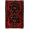 Red Baluchi Rug 3' 0" x 4' 5" ft / 91 x 135 cm - No. G27054
