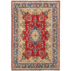 Hand Knotted Persian Heriz Area Rug 4' 0" x 5' 9" ft / 123 x 176 cm - No. G27093