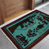 Hand-Knotted Afghan War Carpet 2' 1" x 2' 11" ft / 64 x 89 cm - No. G27107