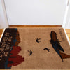 Handcrafted Afghan War Rug 2' 0" x 2' 10" ft / 61 x 87 cm - No. G27112