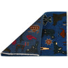 Blue War Rug 2' 0" x 2' 11" ft / 60 x 90 cm - No. G27114