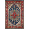 Blue Heriz Design Rug 6' 6" x 9' 9" ft / 198 x 297 cm - No. G27117