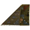 Authentic Afghan War Area Rug 2' 1" x 2' 11" ft / 64 x 89 cm - No. G27468