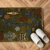 Authentic Afghan War Area Rug 2' 1" x 2' 11" ft / 64 x 89 cm - No. G27468