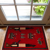 Red Color War Rug 2' 0" x 2' 11" ft / 60 x 88 cm - No. G27469