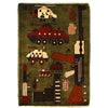 Authentic Afghan War Area Rug 2' 0" x 2' 10" ft / 61 x 87 cm - No. G27479