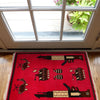 Hand-Knotted Afghan War Carpet 2' 1" x 2' 11" ft / 64 x 89 cm - No. G27480