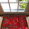 Authentic Afghan War Area Rug 1' 11" x 2' 11" ft / 59 x 89 cm - No. G27501