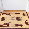 Handmade Afghan War Area Rug 2' 1" x 2' 11" ft / 63 x 90 cm - No. G27503