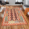 Handmade Vegetable Kilim 3' 5" x 4' 11" ft / 105 x 150 cm - No. G27530