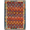 Handmade Vegetable Kilim 2' 10" x 3' 11" ft / 86 x 120 cm - No. G27547