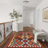 Hand Knotted Flatweave Kilim 2' 10" x 3' 8" ft / 86 x 113 cm - No. G27552