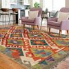 Hand Knotted Flatweave Kilim 2' 8" x 4' 2" ft / 81 x 127 cm - No. G27553