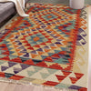 Hand Knotted Flatweave Kilim 2' 7" x 3' 7" ft / 79 x 110 cm - No. G27555