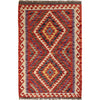 Handmade Afghan Vegetable Kilim 2' 8" x 4' 1" ft / 82 x 124 cm - No. G27565