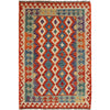 Hand Knotted Flatweave Kilim 3' 5" x 5' 1" ft / 103 x 155 cm - No. G27590