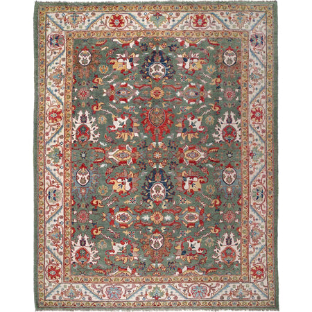 Turkish Design Oushak Rug 9' 5" x 11' 10" ft / 286 x 360 cm - No. G27689