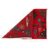 Red War Rug 2' 1" x 2' 11" ft / 63 x 88 cm - No. G27693