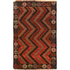 Multi Color Baluchi Rug 2' 10" x 4' 4" ft / 86 x 131 cm - No. G27718