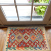 Handmade Vegetable Kilim 2' 2" x 3' 3" ft / 67 x 99 cm - No. G27824