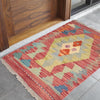 Handmade Vegetable Kilim 1' 6" x 1' 10" ft / 46 x55 cm - No. G27862