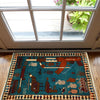 Handmade Afghan War Area Rug 2' 0" x 3' 1" ft / 62 x 95 cm - No. G27877