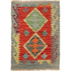 Handmade Vegetable Kilim 1' 6" x 2' 2" ft / 46 x 65 cm - No. G27900