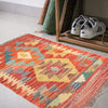 Handmade Vegetable Kilim 1' 4" x 2' 0" ft / 40 x 62 cm - No. G27905