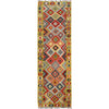 Handmade Turkish Design Wool Kilim Runner 2' 9" x 9' 6" ft / 86 x290 cm - No. G28050