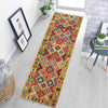 Handmade Turkish Design Wool Kilim Runner 2' 9" x 9' 6" ft / 86 x290 cm - No. G28050