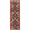 Short Kilim Runner 2' 0" x 6' 7" ft / 62 x200 cm - No. G28065