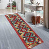 Short Kilim Runner 2' 0" x 6' 7" ft / 62 x200 cm - No. G28065