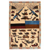 Afghan War Rug – Military Design 2' 9" x 4' 1" ft / 83 x 124 cm - No. G28094