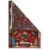 Red War Rug 2' 0" x 2' 10" ft / 60 x 87 cm - No. G28096