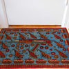 Authentic Afghan War Area Rug 1' 11" x 3' 4" ft / 59 x 101 cm - No. G28097