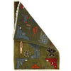 Green War Rug 2' 0" x 2' 11" ft / 60 x 90 cm - No. G28099