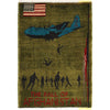 Green War Rug 2' 1" x 2' 11" ft / 63 x 90 cm - No. G29002